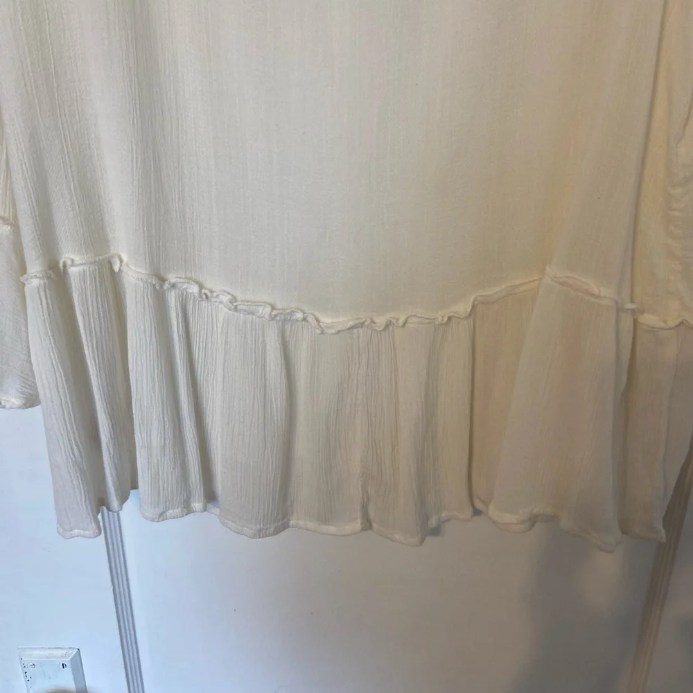 Free People Flowy Boho  Tunic Top Size Medium